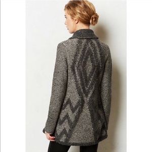 Anthropologie Angel of the North chevron cardigan